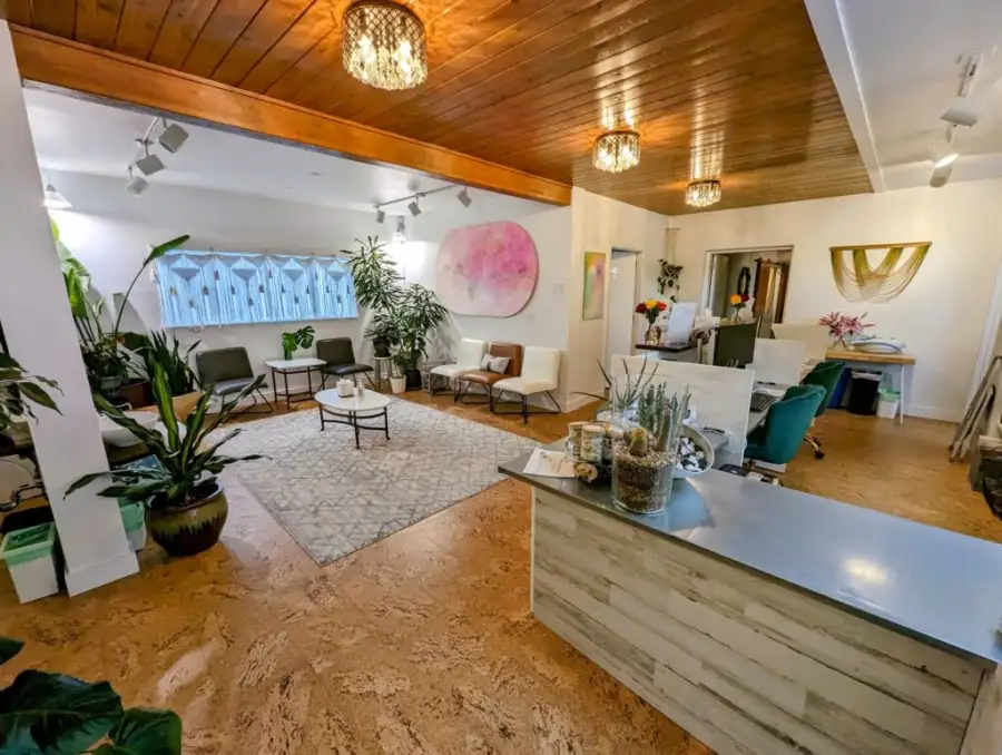 The welcoming reception area at Village Medicine in Ballard